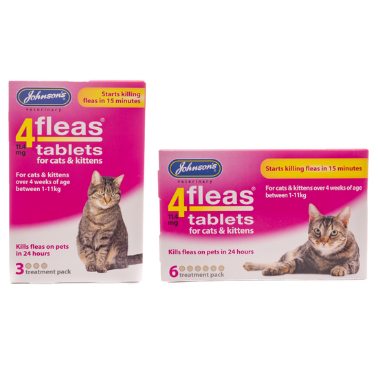 Johnson's Veterinary 4fleas Tablets for Cats & Kittens 18573