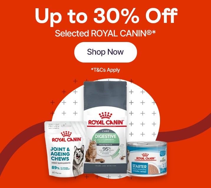Up to 30% Off Selected Royal Canin* Shop Now