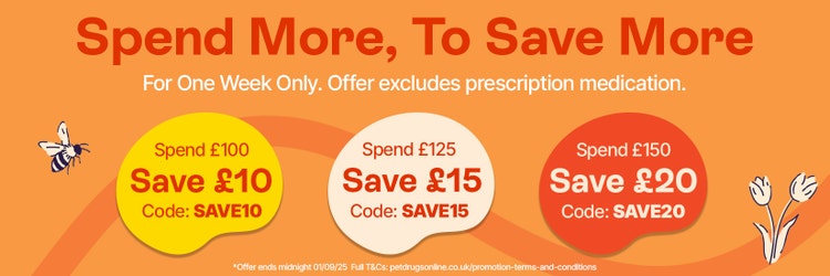 Spend More to Save More*. Spend £100 Save 10 Code: SAVE10. Spend £125 Save £15 Code: SAVE15. Spend £150 Save £20 Code: SAVE20. Excludes prescription medication,