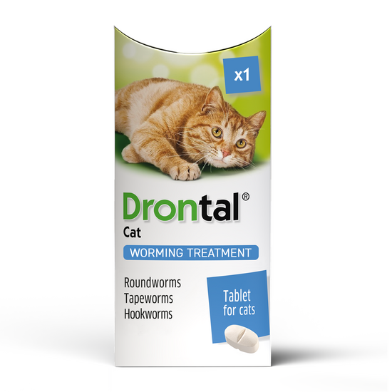Drontal Wormer Tablets for Small and Medium Cats (under 4kg) 2793