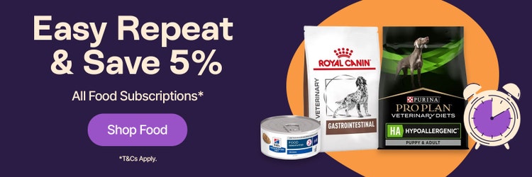 Easy Repeat & Save 5% on food subscriptions
