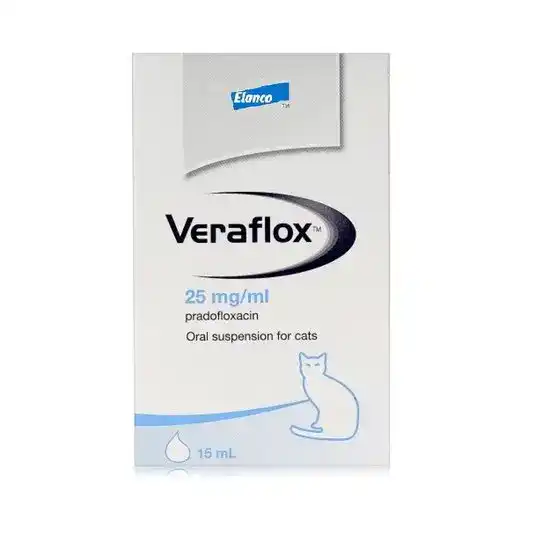 Veraflox Oral Suspension for Cats 25mg/ml 3968