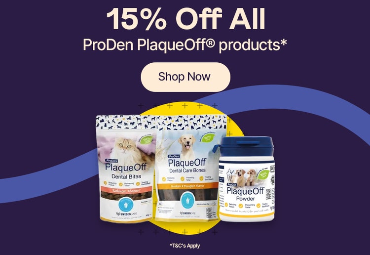 15% Off All ProDen PlaqueOff products*