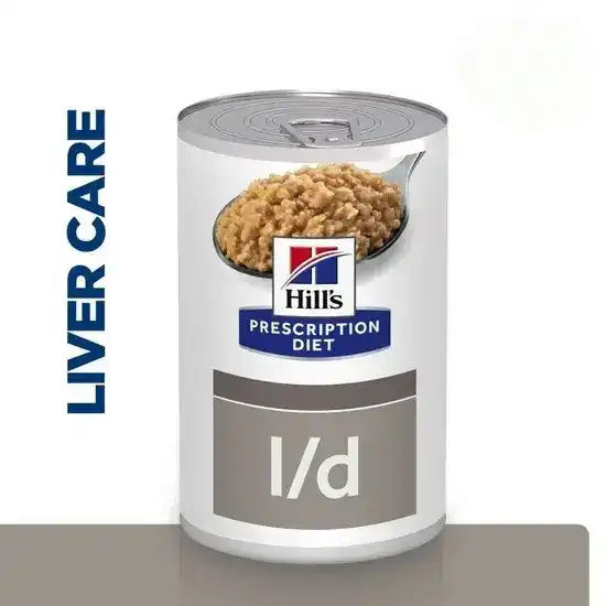 Hill's PRESCRIPTION DIET l/d Liver Care Wet Dog Food Original Flavour 12 x 370g Cans 15974