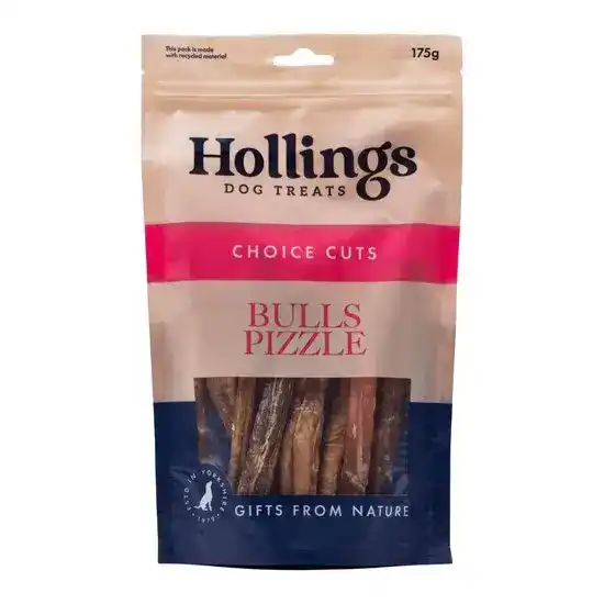 Hollings Bulls Pizzle Treats for Dogs 1 x 175g 17927