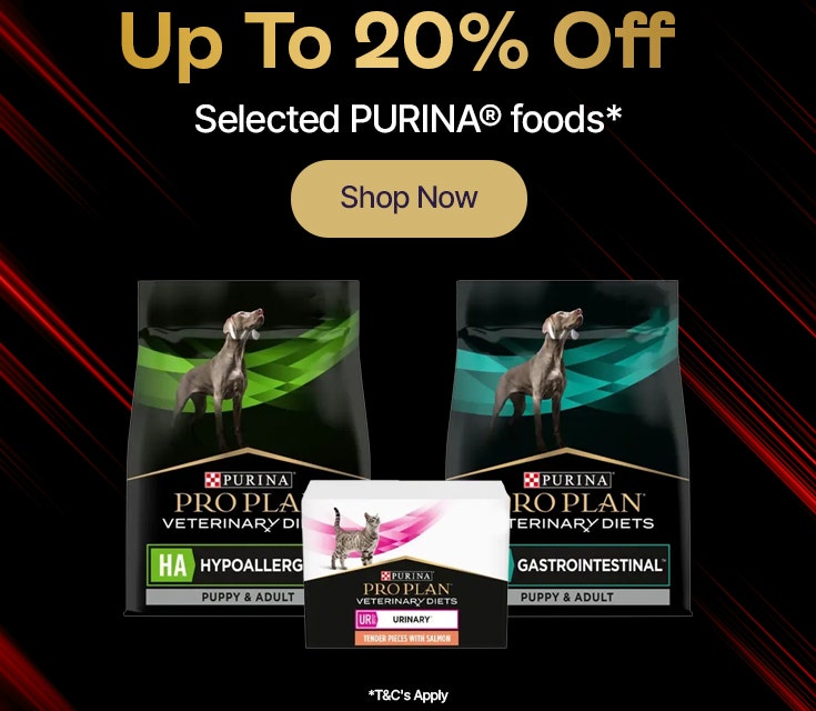 Up To 20% Off Selected Purina Foods* - Shop Now